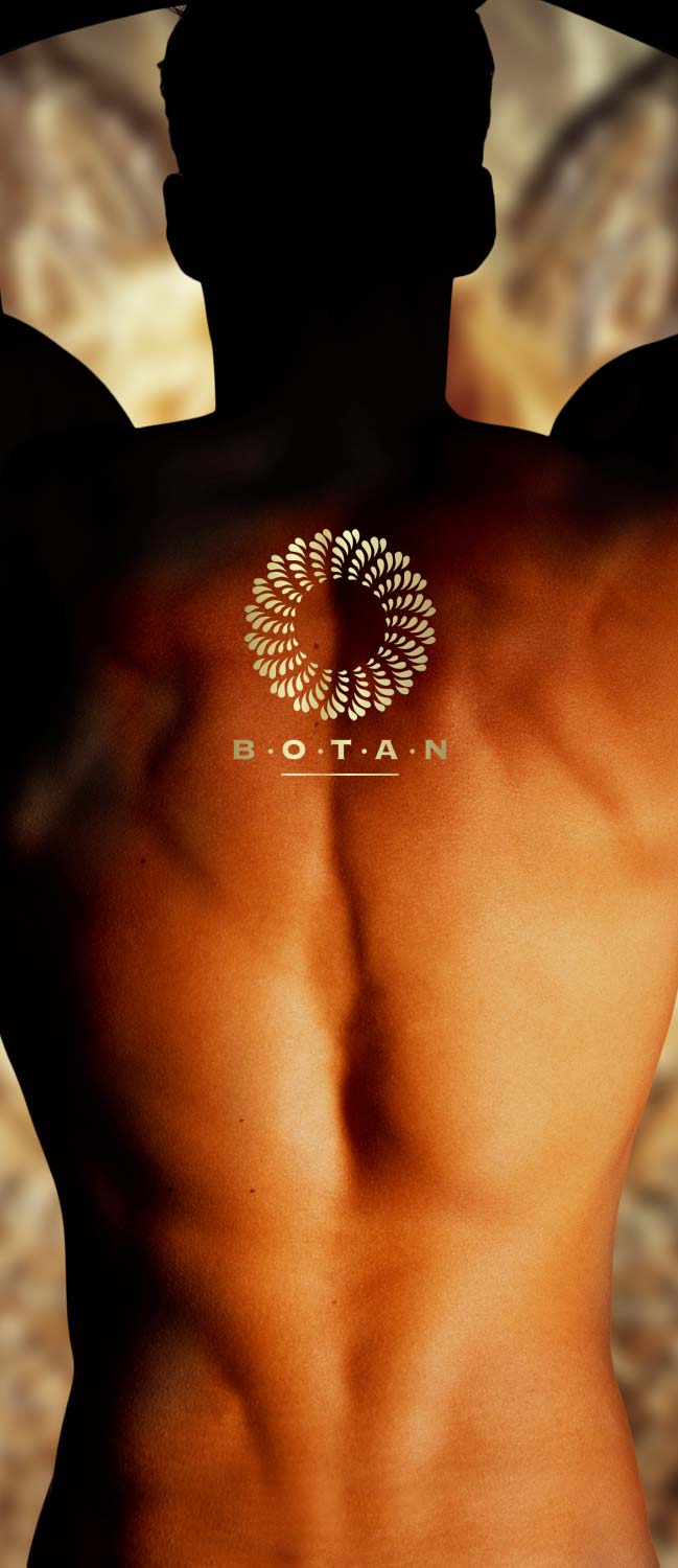 aroma institut soin bronzant tanning BOTAN pour hommes, bronzez sans UV non parabène, visage et cors